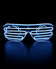 Impulse 1-Color EL Wire Shutter Shades