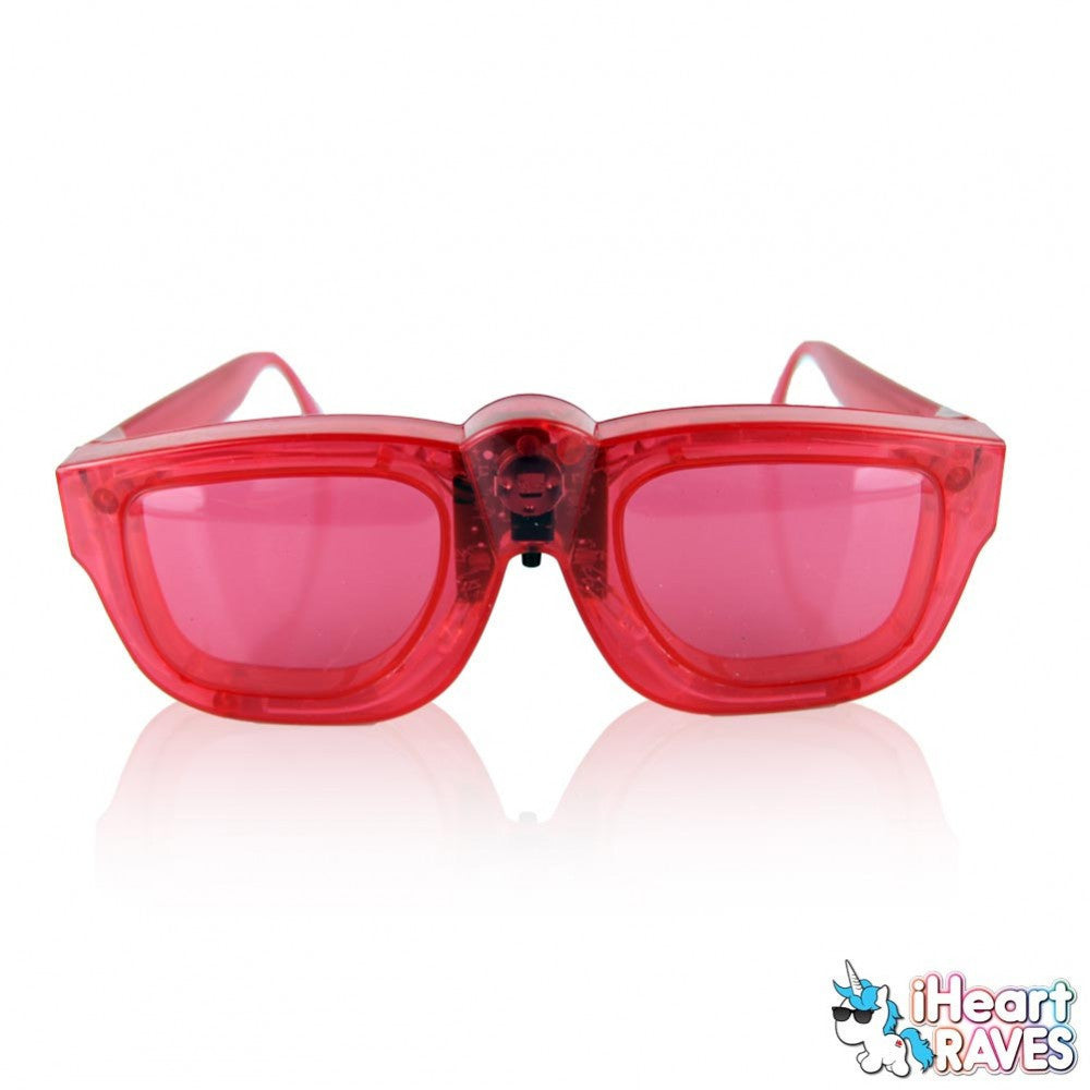 led rave goggles LED Nerd Glasses – Marquee Demo
