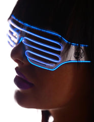 Impulse 2-Color EL Wire Shutter Shades