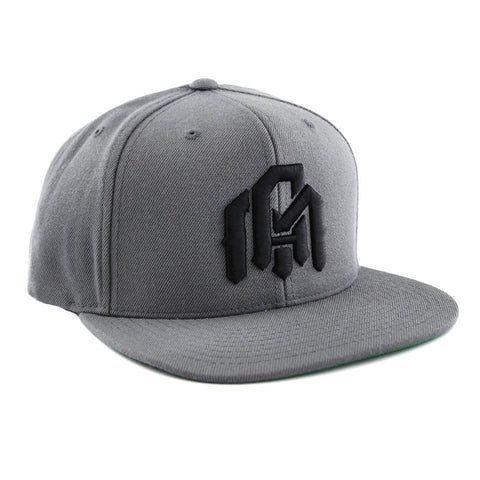 INTO THE AM Snapback - Grey/Black