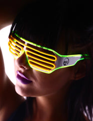 Impulse 2-Color EL Wire Shutter Shades