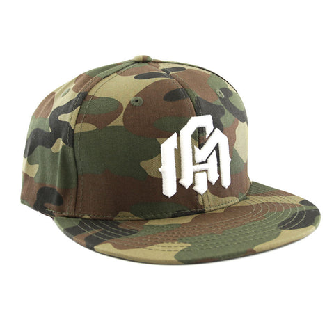 INTO THE AM Snapback - Camo/White