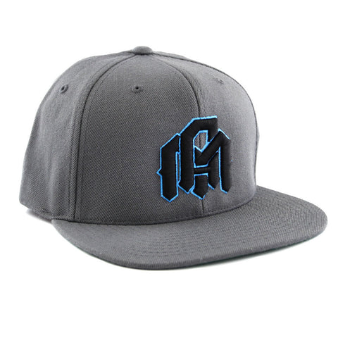 INTO THE AM Snapback - Grey/Black/Blue