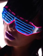 Impulse 2-Color EL Wire Shutter Shades