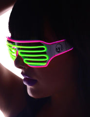 Impulse 2-Color EL Wire Shutter Shades