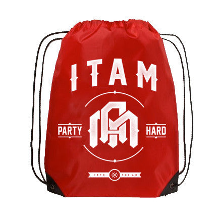 Drawstring Bag, Red