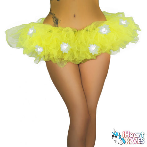 LED Daisy Yellow Tutu