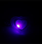 LED Heart Bracelet (Blue)