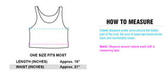 Daisy UV Reactive Glow Crop Top