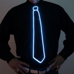 Black Light Up Tie