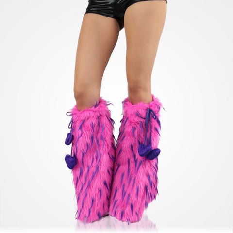 Hot Pink Purple Fluffies