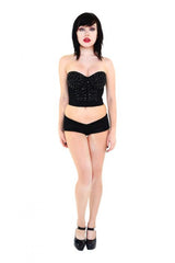 Cropped Sequin Bustier
