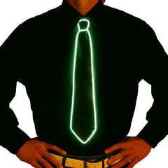 Black Light Up Tie